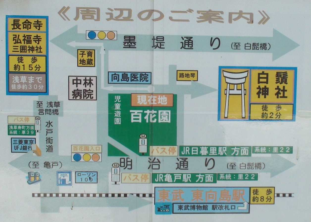 隅田川七福神めぐり散策地図