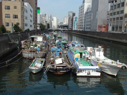 豊海橋から見た日本橋川